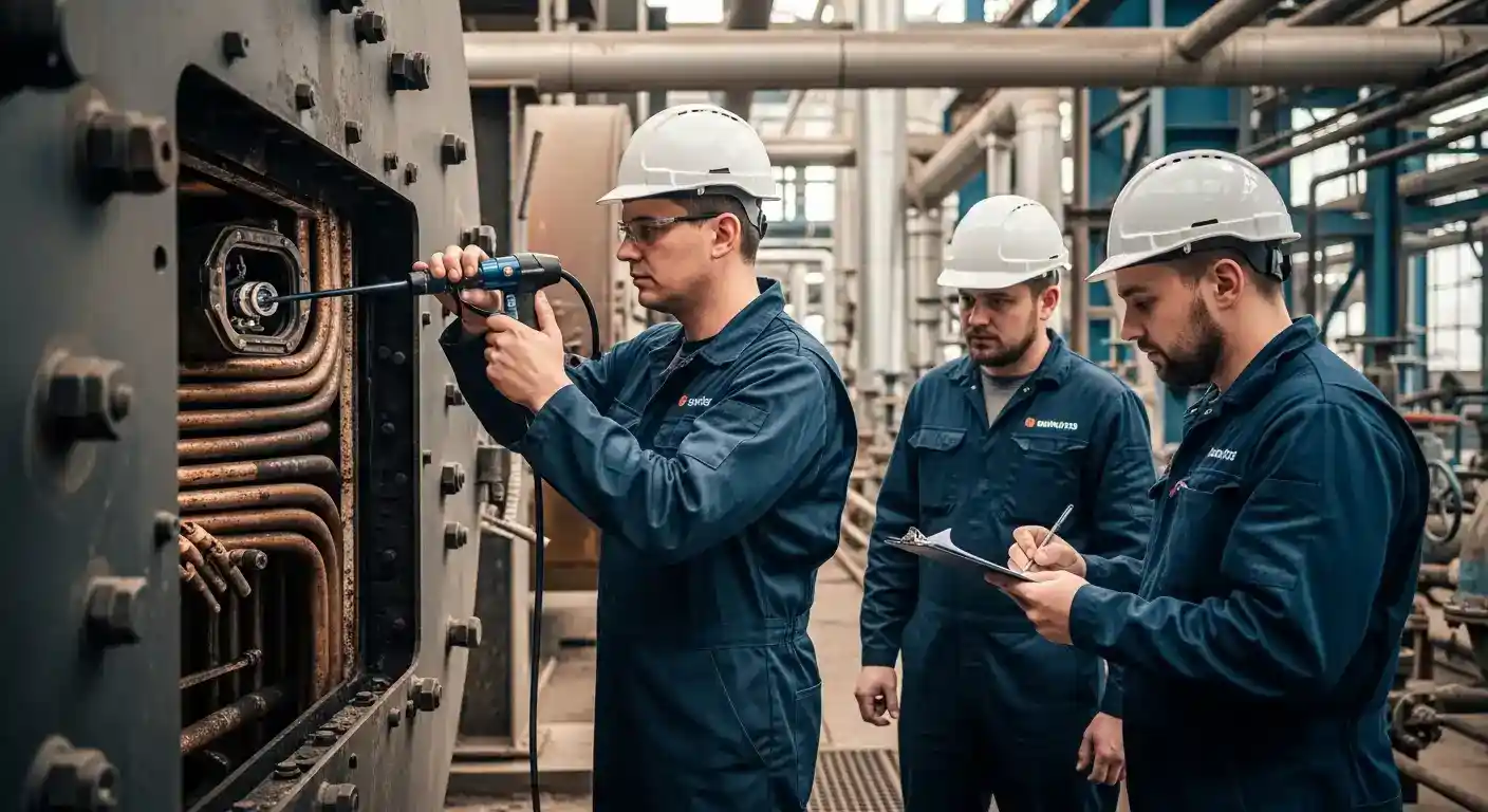 Inspeção NR-13 em Caldeira Aquatubular detalhada, com foco na segurança e conformidade normativa.