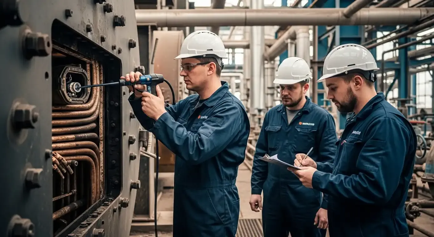 Inspeção NR-13 em Caldeira Aquatubular detalhada, com foco na segurança e conformidade normativa.
